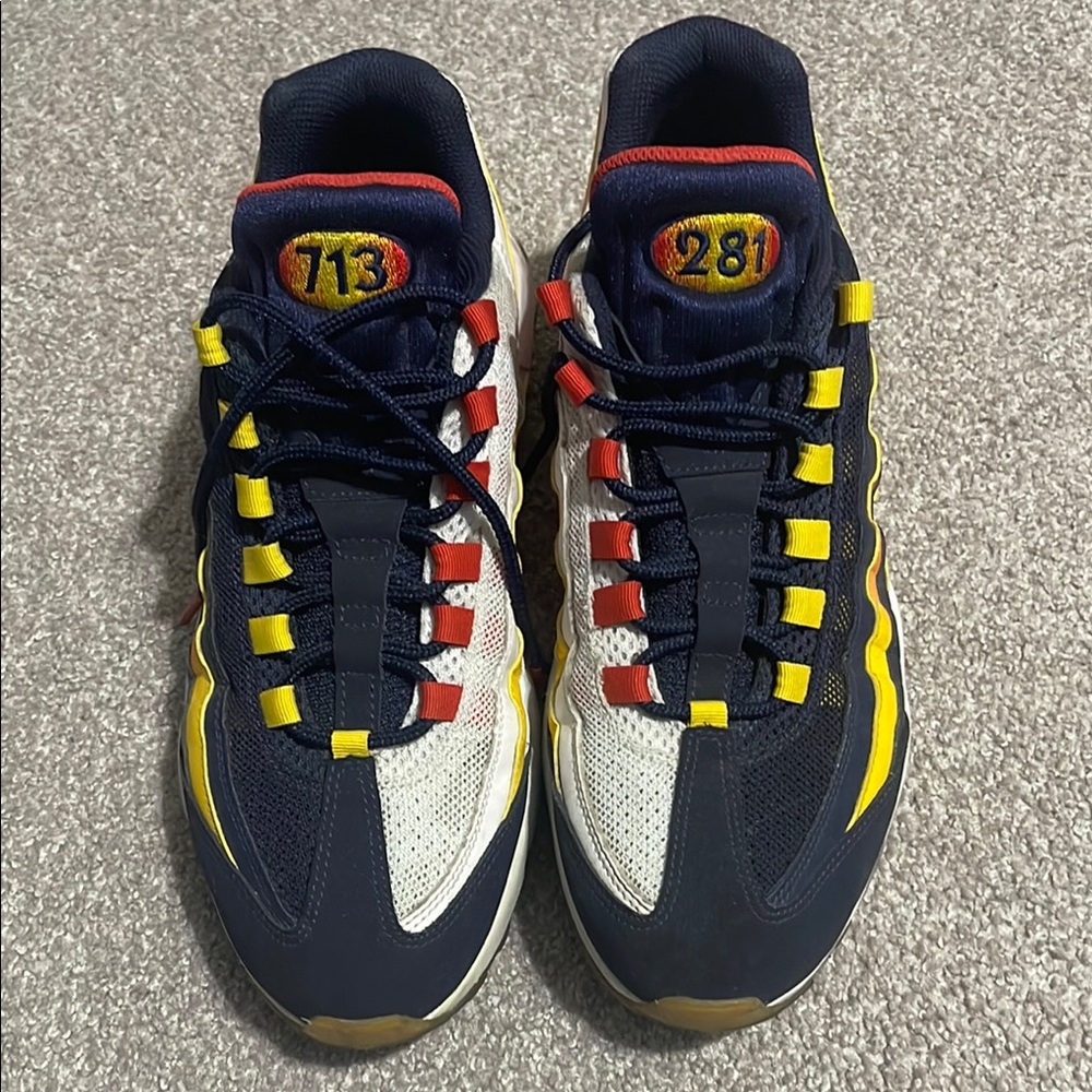Nike Men's Multicolor Sneakers - Navy, Red, Yellow, White